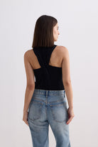Back to Basics Top in Black Back