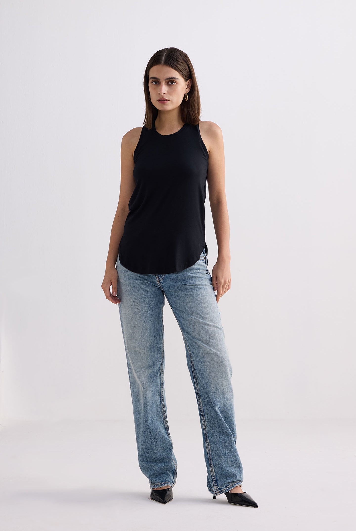 Back to Basics Top in Black Front