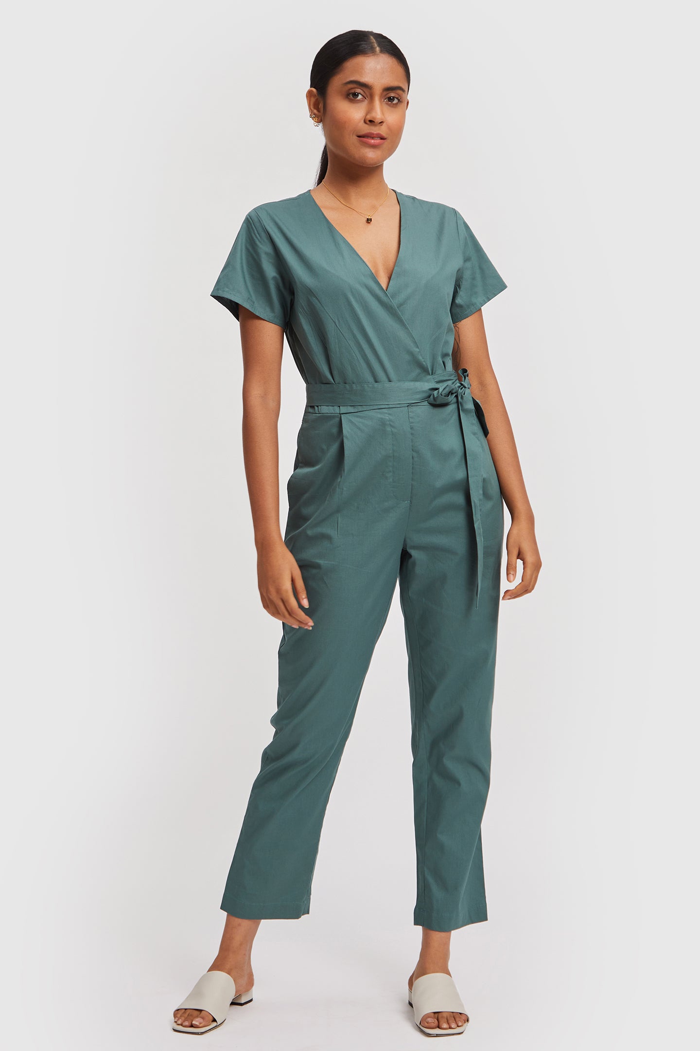 CroppedWrapgreenJumpsuit-1