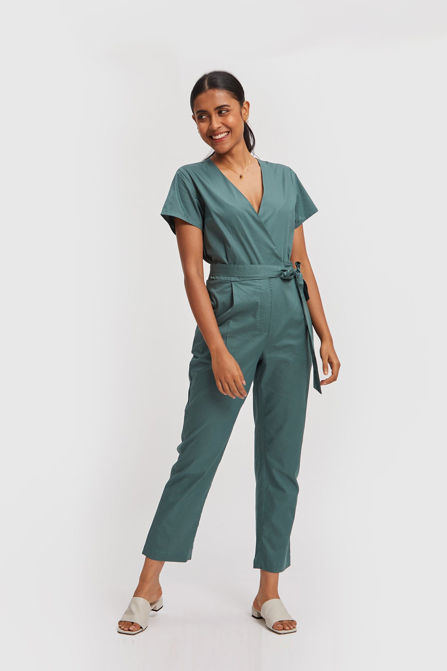 CroppedWrapgreenJumpsuit-7
