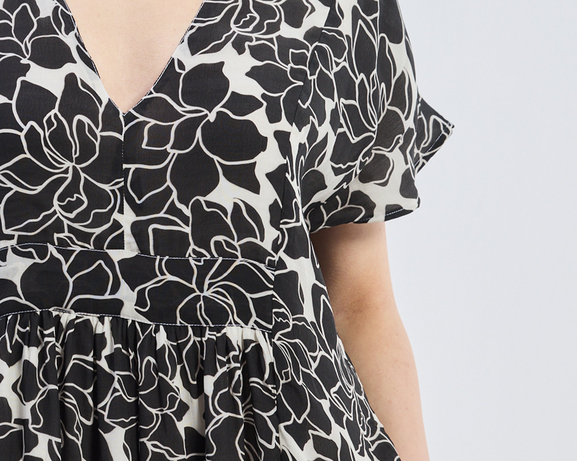 Deep_V-neck_Maxi_Dress_with_Front_Gathers_in_Black_Florals_1.jpg