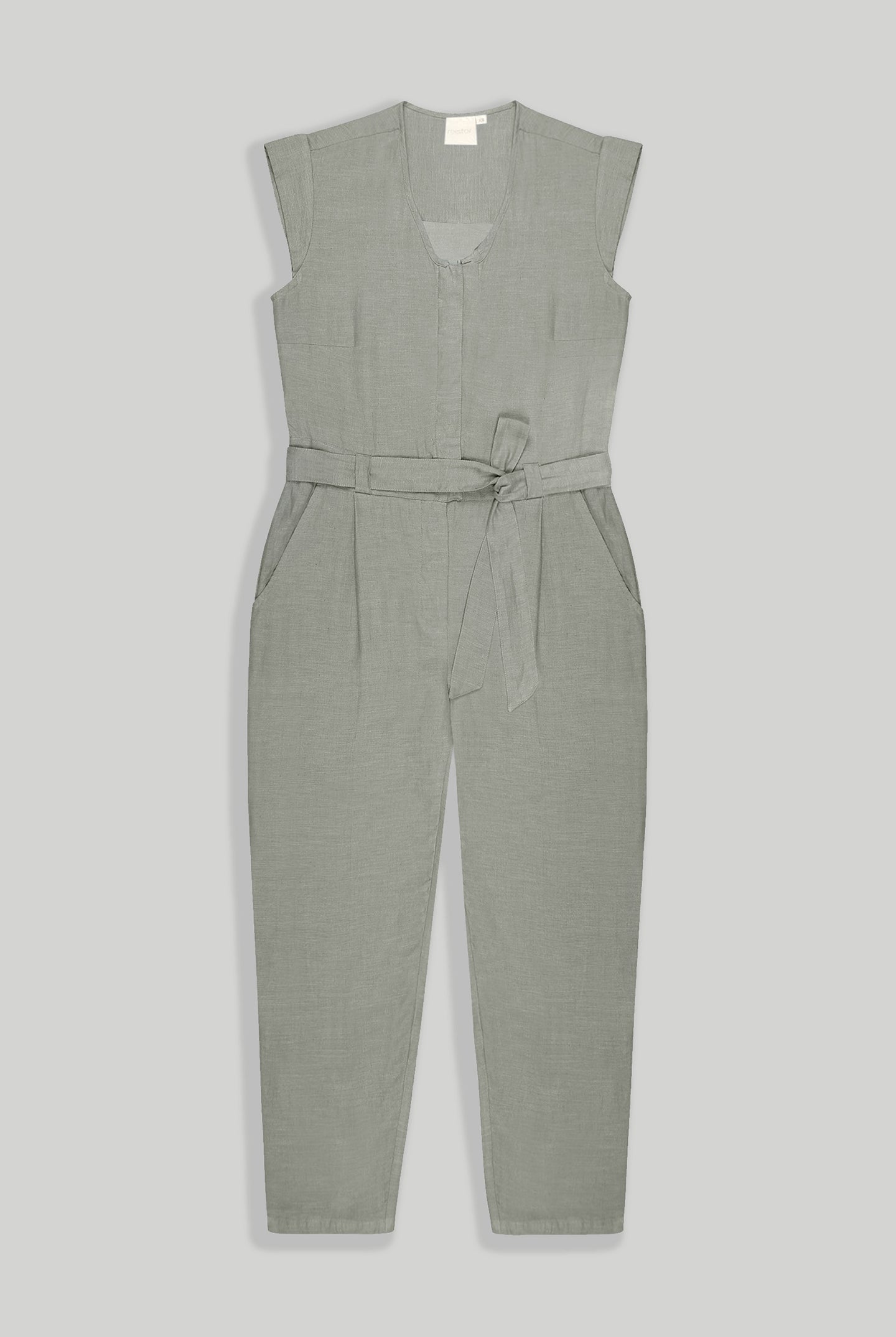 Evening Chai Jumpsuit in Dark Green