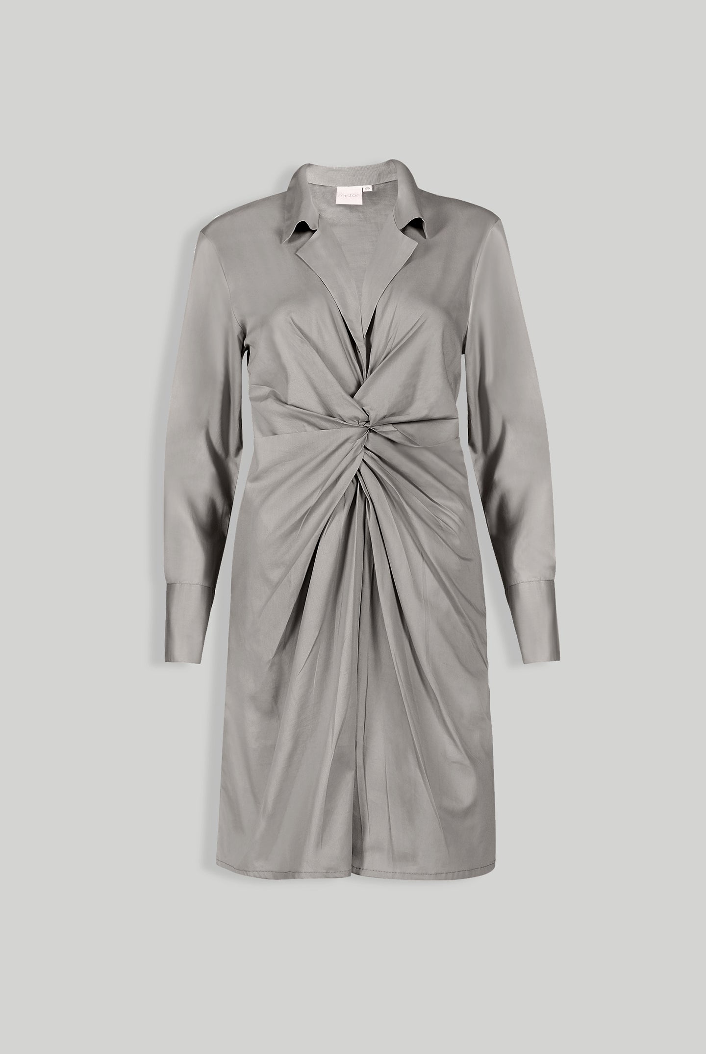 Front Twist Dress in Ecru