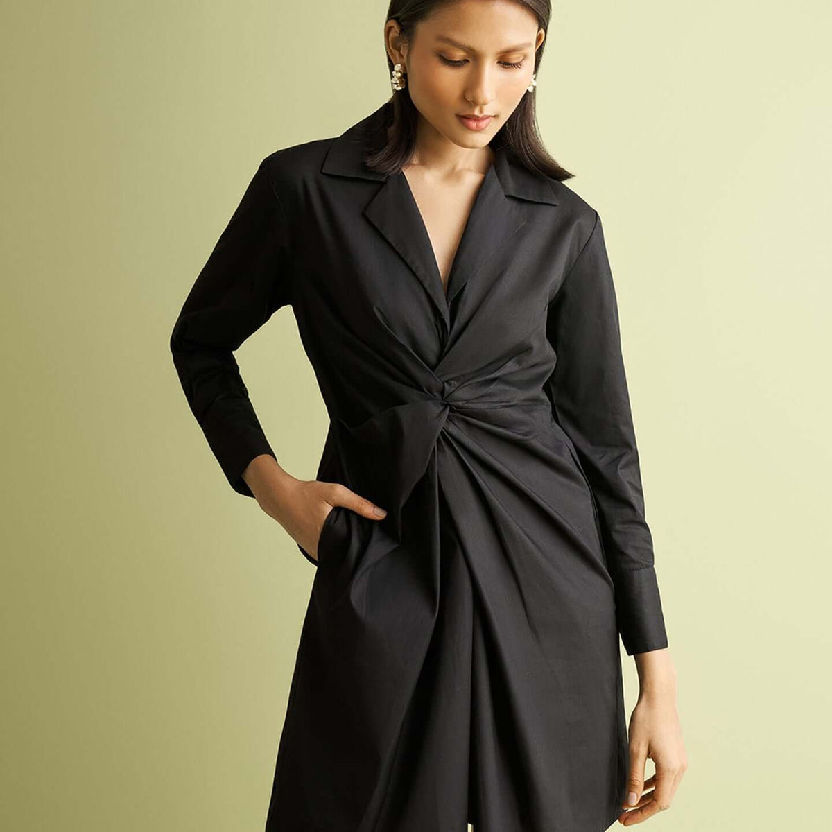 Front Twist Chain Dress main image 1