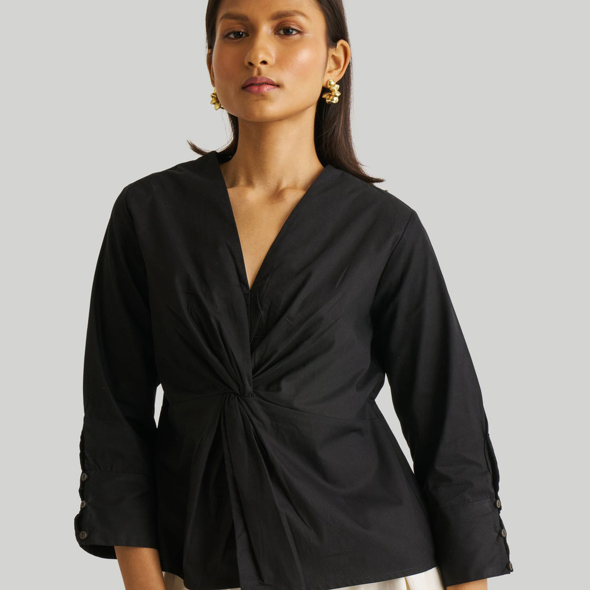 Black One Twisted Top main image 0