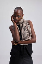 Hemp Vest Jacket in Black Moodshot