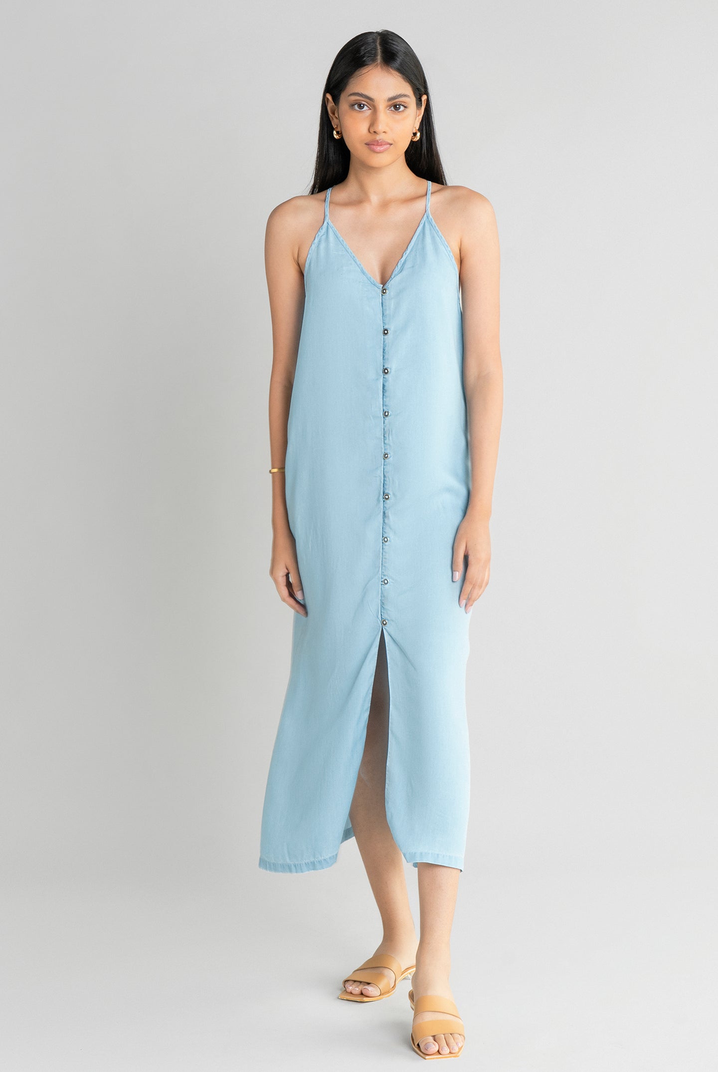 V neck Drawstring Romper in Dark Green