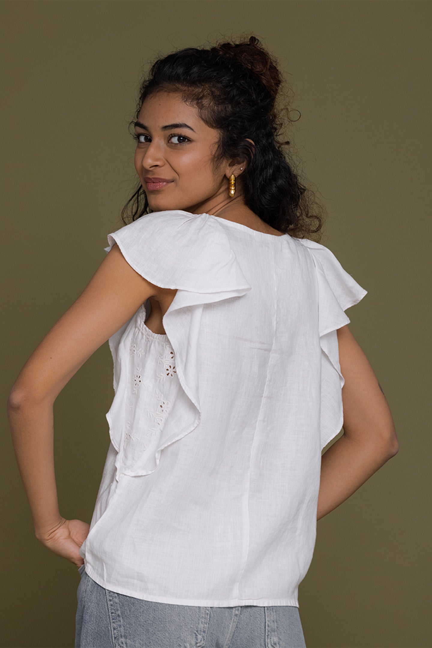 In the Summer Mood White Top 05