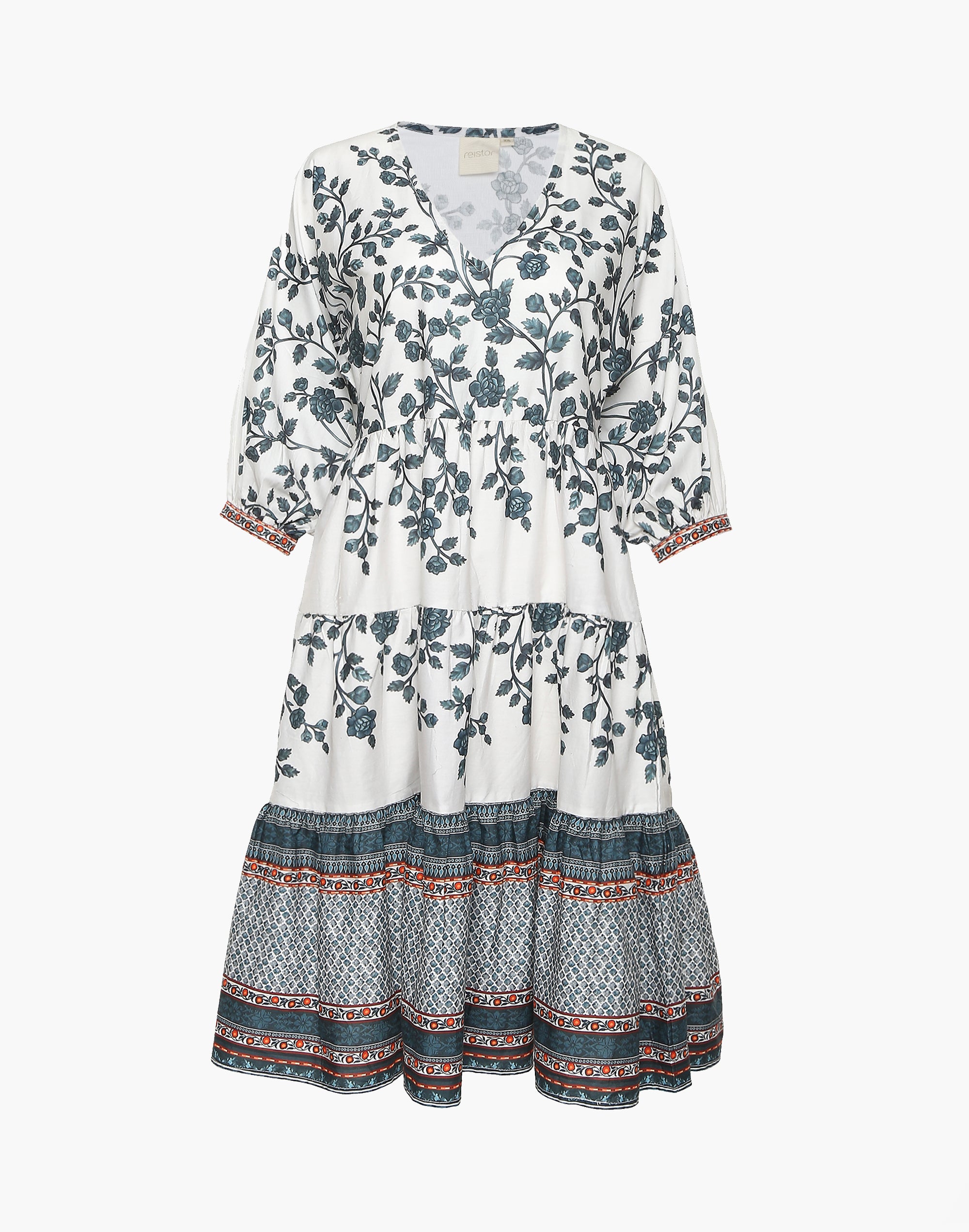 Kimono Sleeve Midi Dress