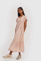 Midi Tiered Shirt Dress