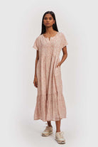 Midi Tiered Shirt Dress
