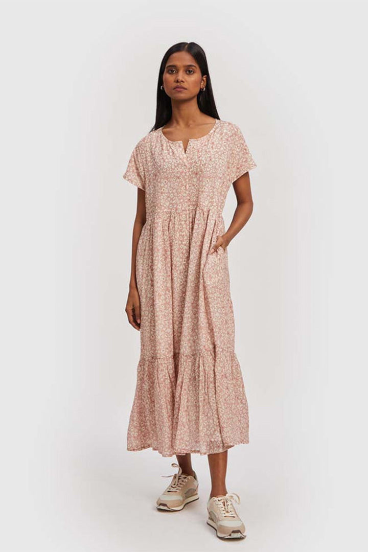Midi Tiered Shirt Dress