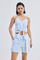 Regular Fit Shorts in Stripes Front