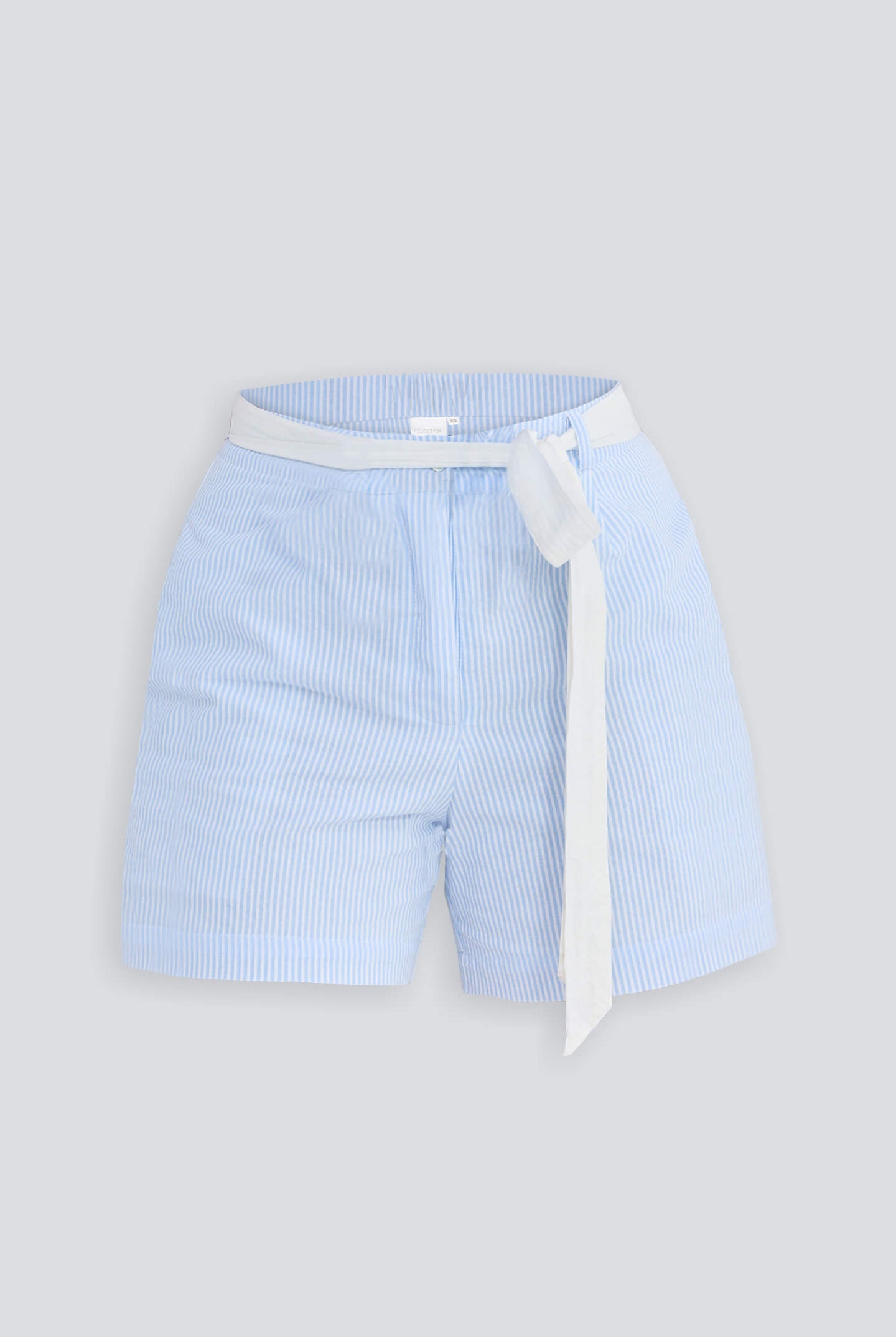 Regular Fit Shorts in Stripes Flat Lay