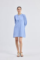 Oversized Tunic Dress with Optional Belt Front