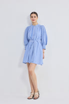 Oversized Tunic Dress with Optional Belt Front