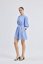 Oversized Tunic Dress with Optional Belt Moodshot