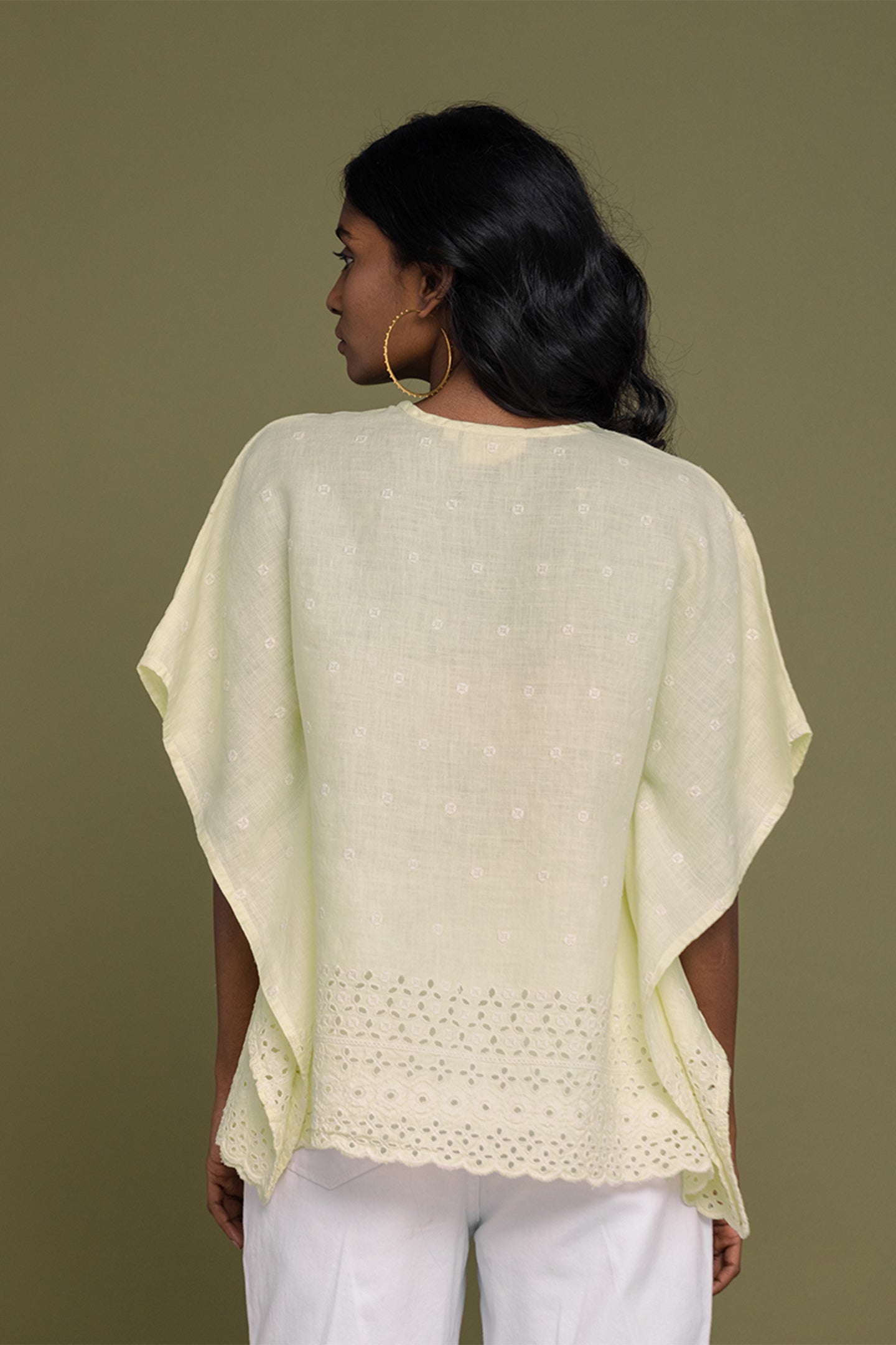 Popsicles & Carousels Lemon Kaftan Top 02