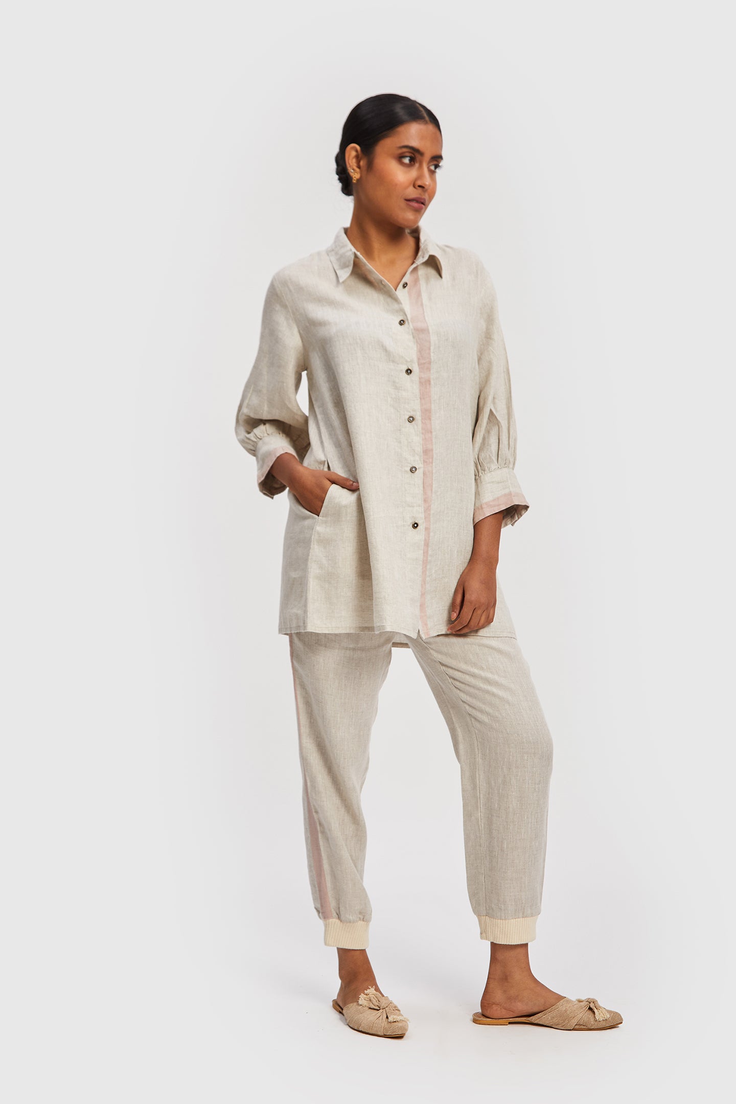 The Classic Stripe Hemp Shirt 03