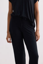 Relaxed Tee in Black Closeup