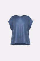 Relaxed Tee in Blue Flat Lay