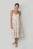 Sunset Scenes Strappy Midi Dress