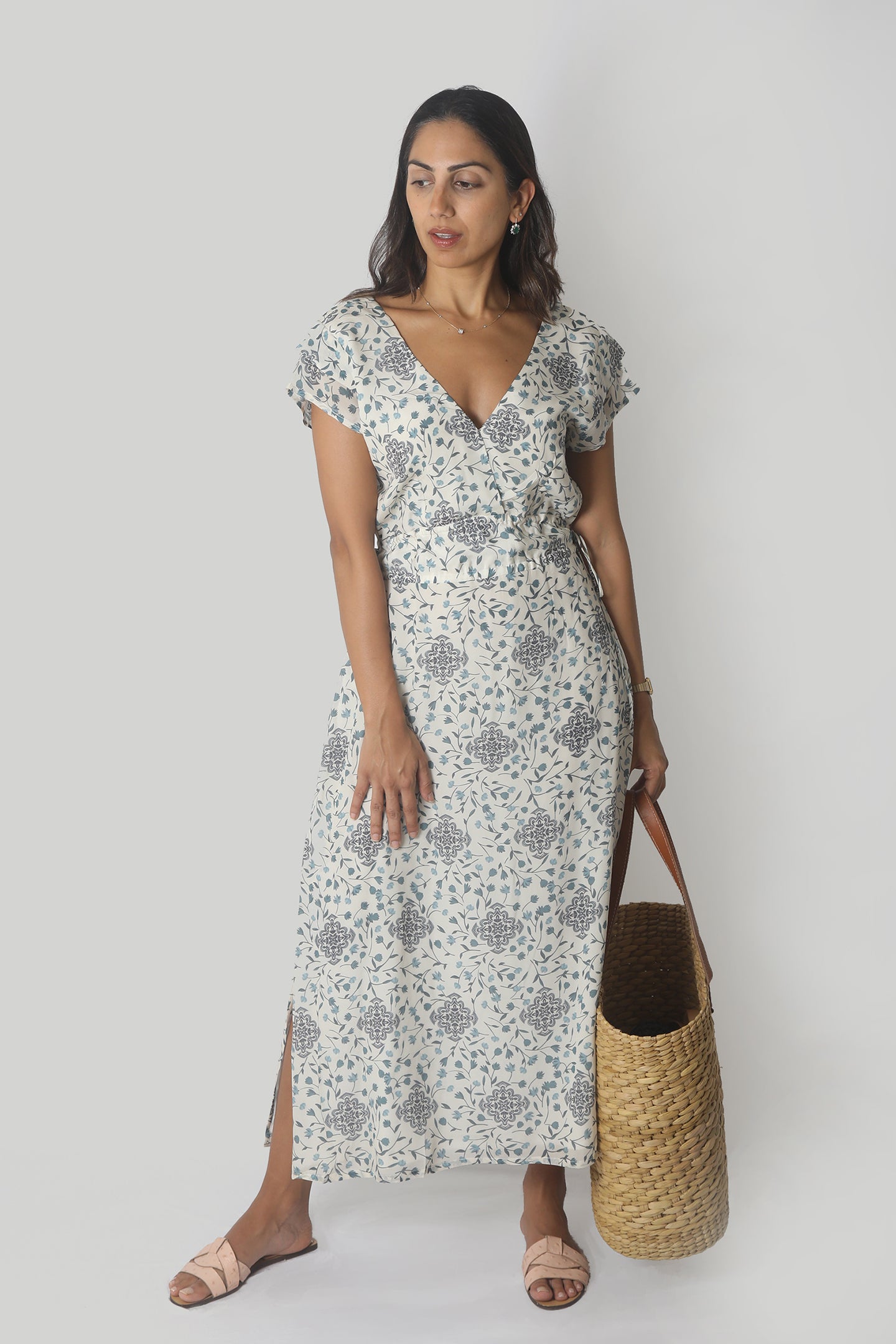 SapphireHazeDrawstringMaxiDress-2