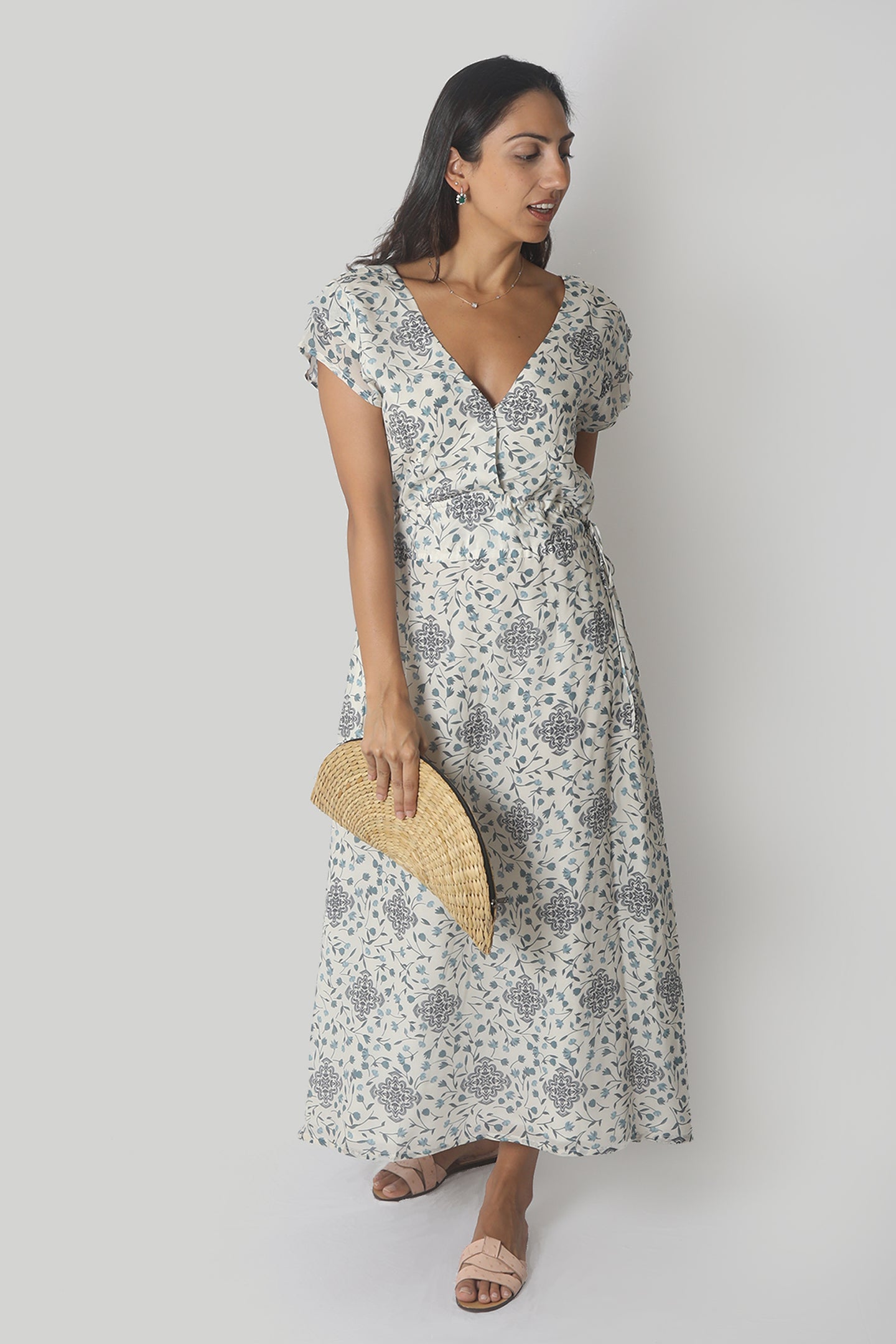 SapphireHazeDrawstringMaxiDress-3