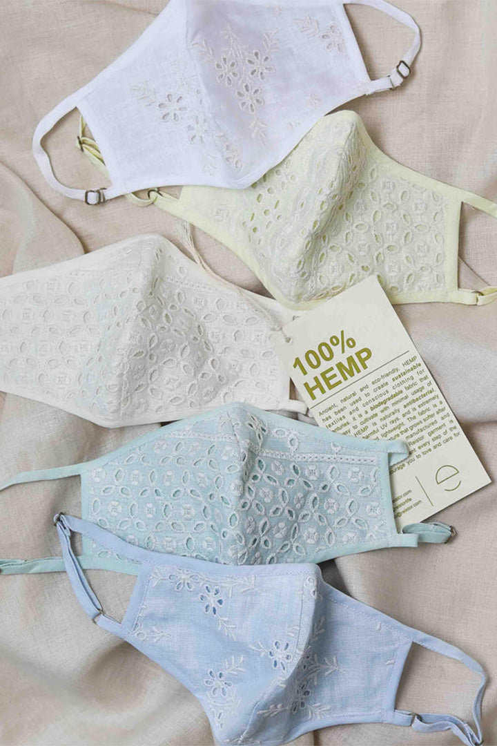 The Embroidered Hemp Mask