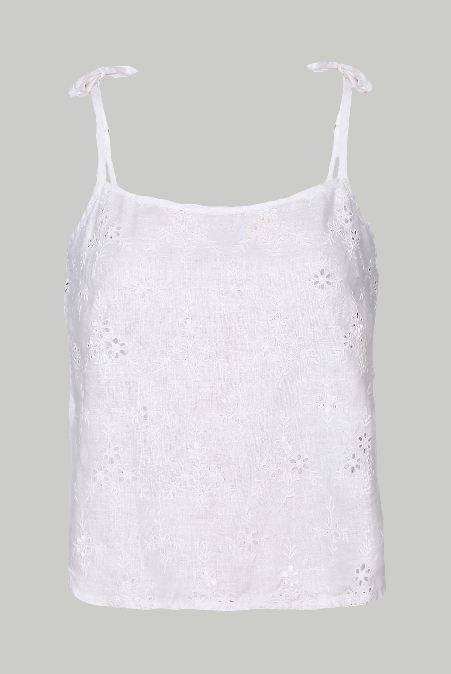 TIE-UP CAMISOLE WHITE TOP 05