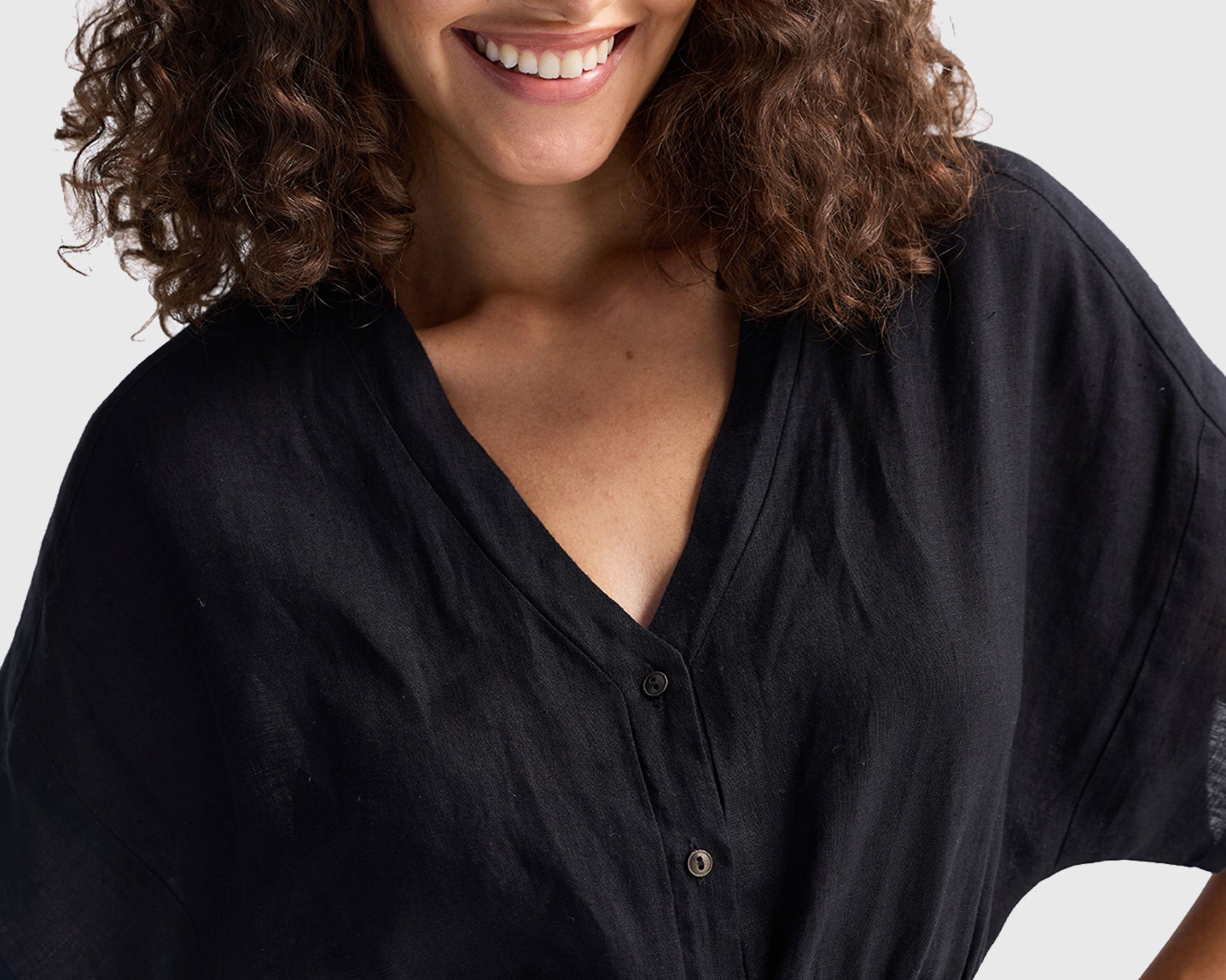 V-neck-Drawstring-Romper-in-Black-fabricdetails.jpg