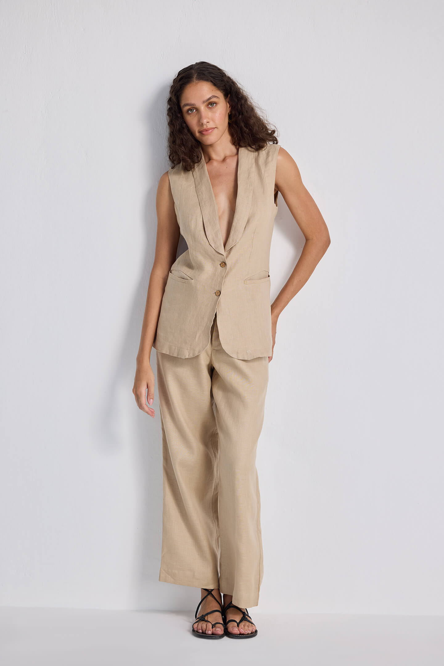 Wide Leg Pants in Hemp Moodshot