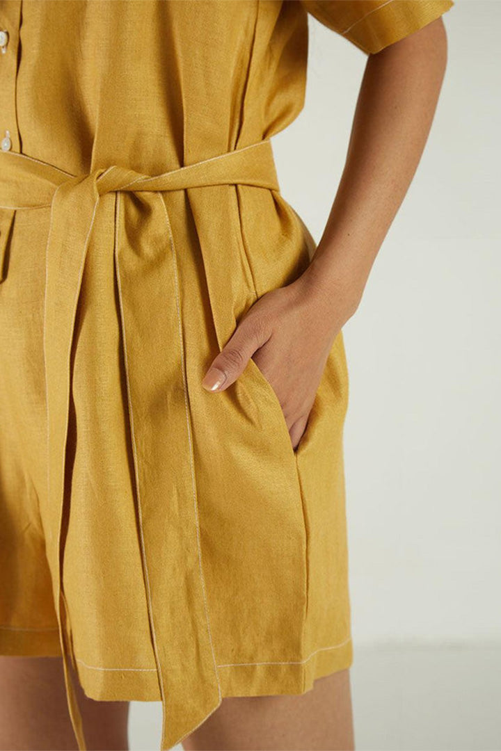 Belted Romper