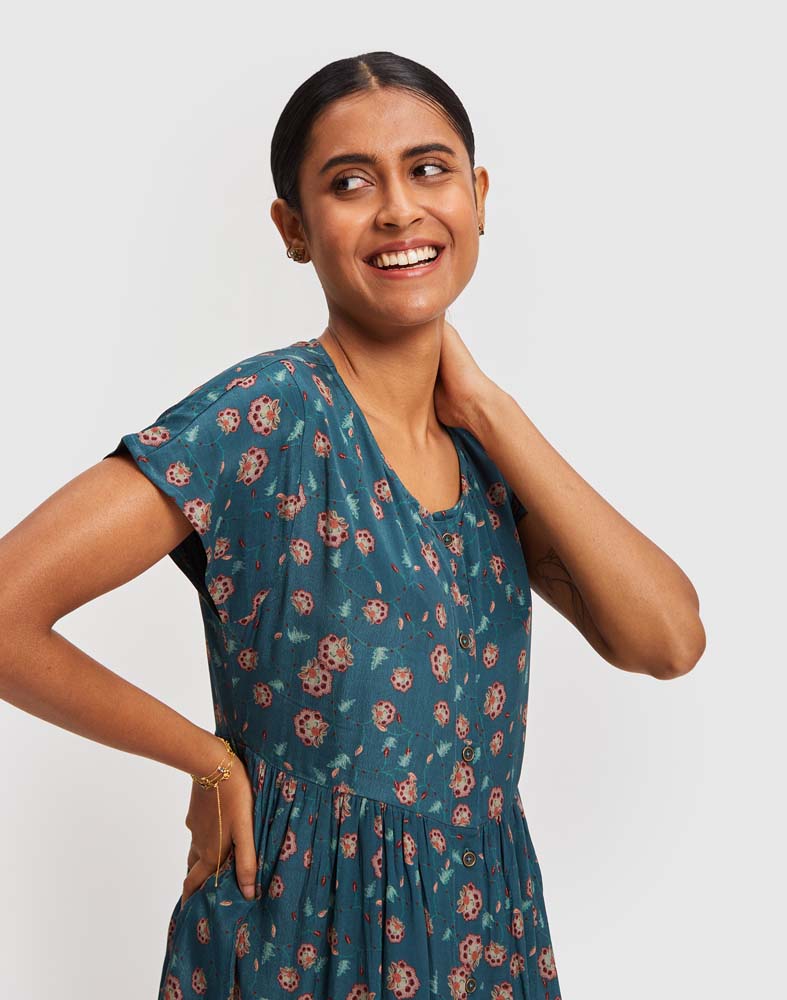 Midi Tiered Shirt Dress