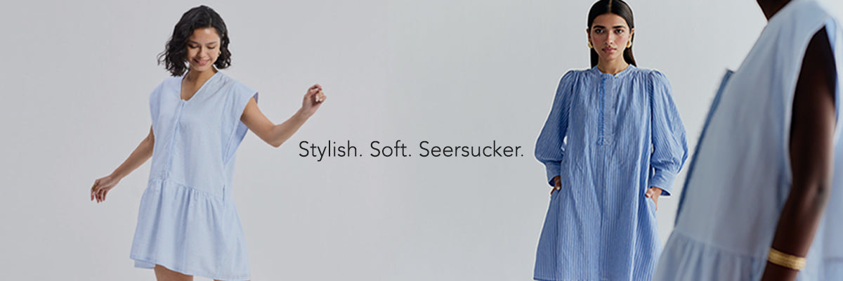 stylish seersucker in reistor