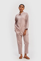 All in One Poplin pink Shirt 02