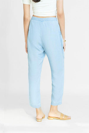 Straight-Leg Tapered Pants 