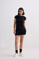 Essential Short Sleeve Tee in Black