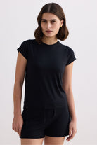 Essential Short Sleeve Tee in Black