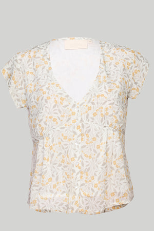 DeepV-neckshorttop-Yellow-4