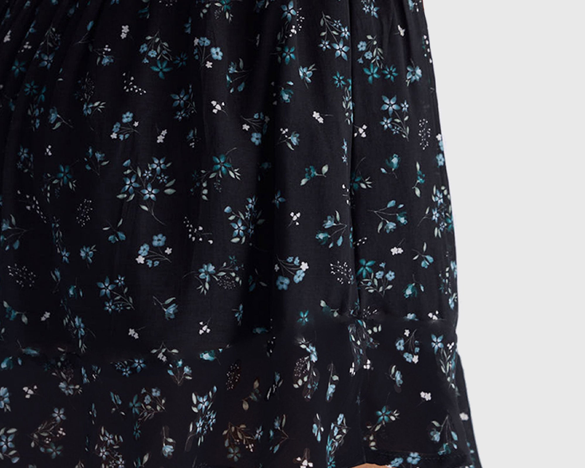 Drawstring-Short-Skirt-in-Dark-Blue-Florals-fabricdetails.jpg
