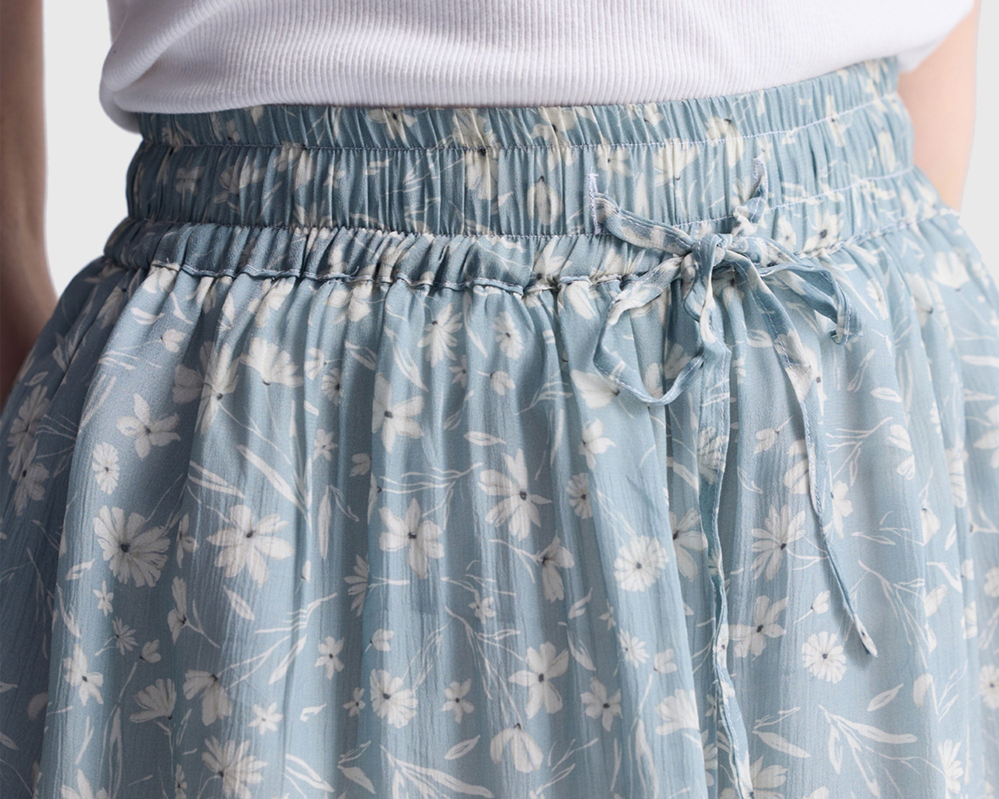 Drawstring-Short-Skirt-in-Light-Blue-Florals-fabricdetails.jpg