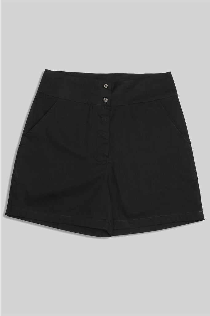 Drawstring-shorts-black