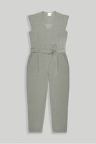 Evening Chai Jumpsuit in Dark Green