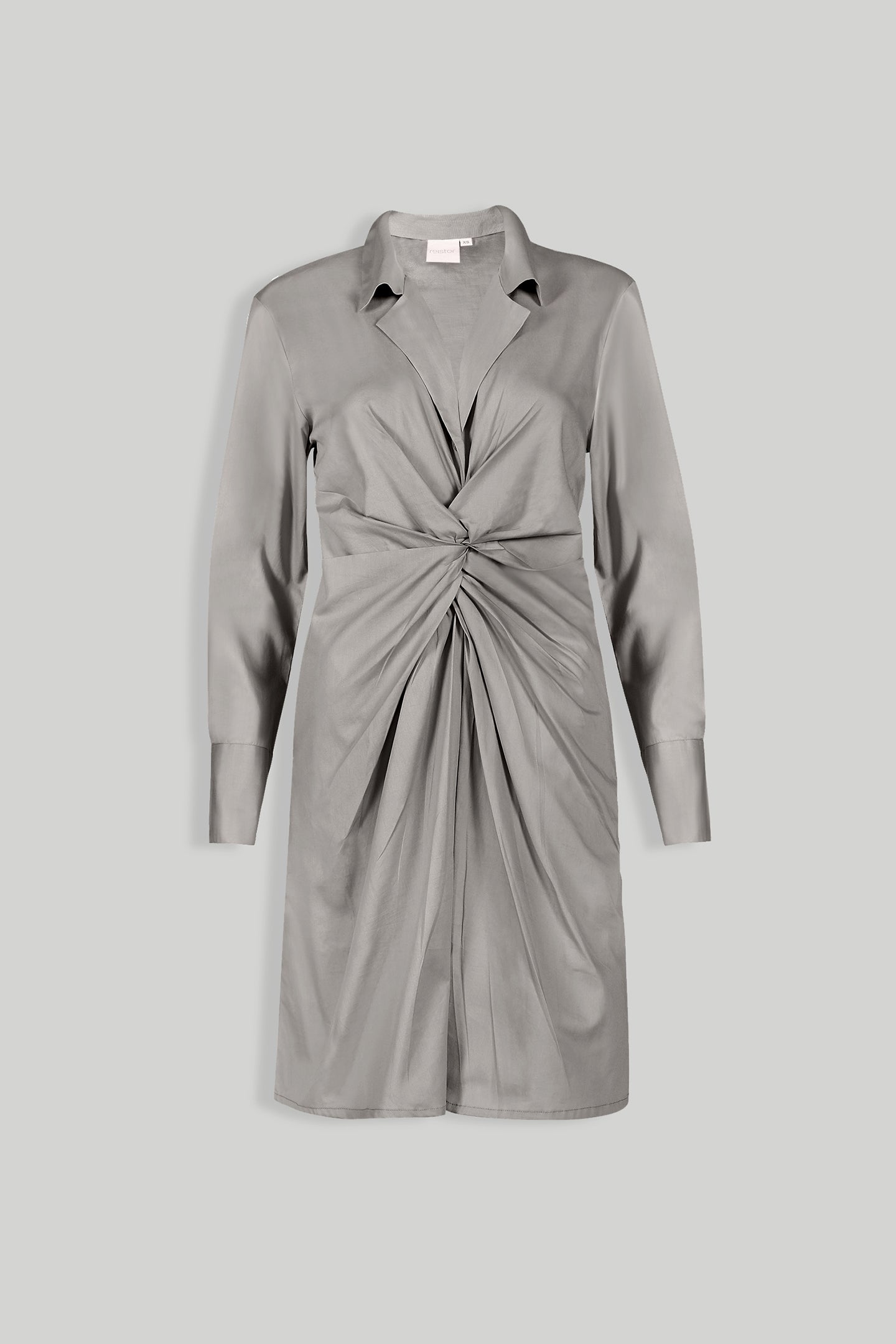 Front Twist Dress in Ecru – Reistor