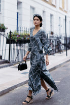 Maxi-Dress-with_Side-Slits-in_Abstract-stripes-side