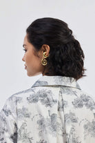 Oversized High-Low Shirt in Animal print