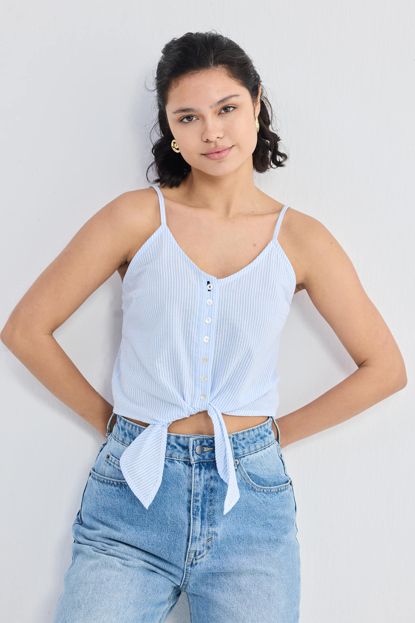 Pool Day Tan Lines in Classic Stripes Front