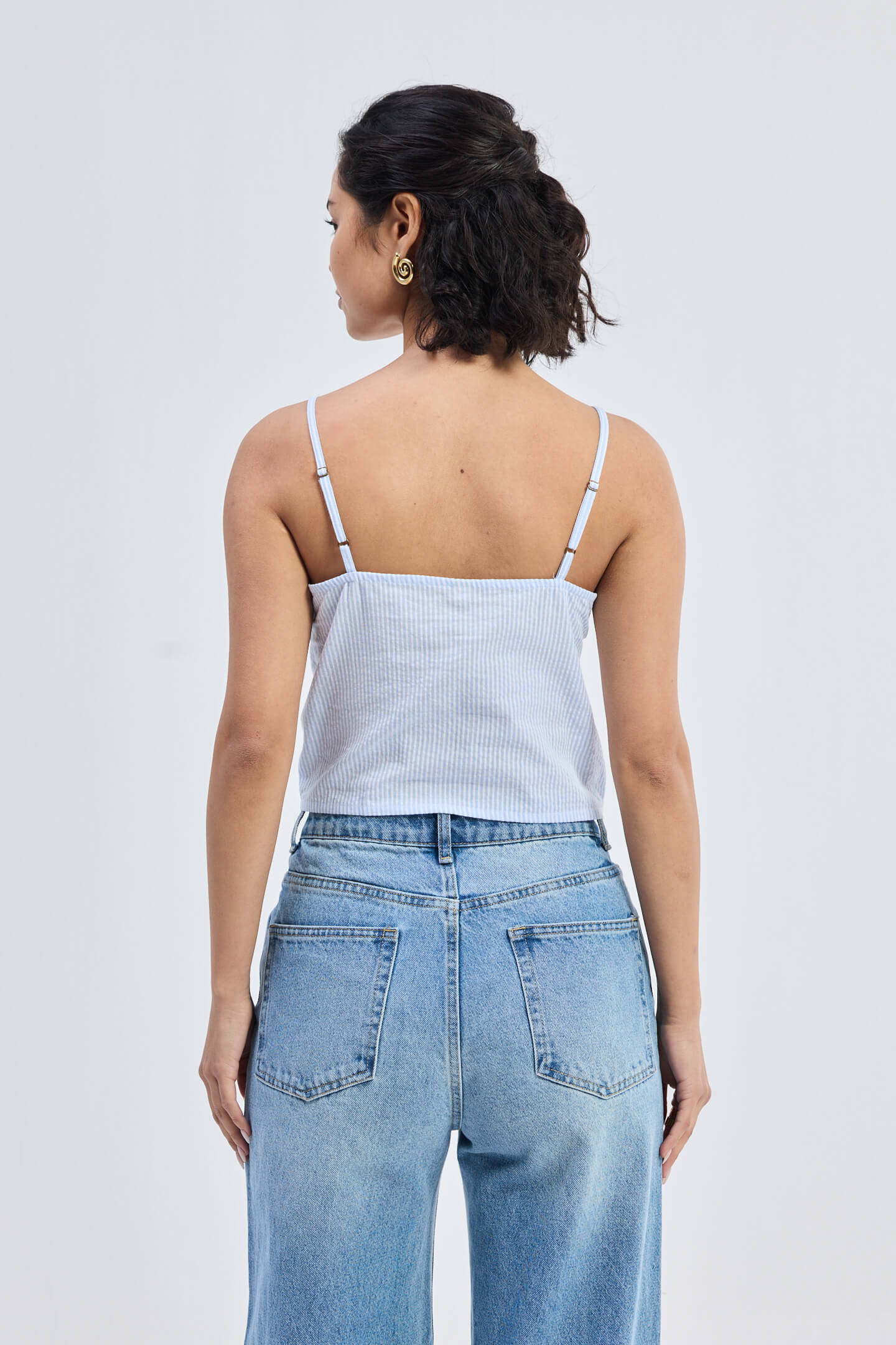 Pool Day Tan Lines in Classic Stripes Back