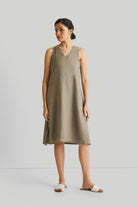 Reading Tea Leaves Dress in Dark Olive